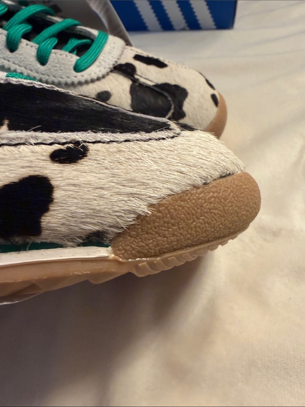 New! Adidas Women’s COW PRINT SL 72 OG SHOES, sz 8 - Picture 7 of 10